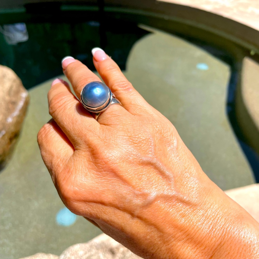 Mabe Pearl ring